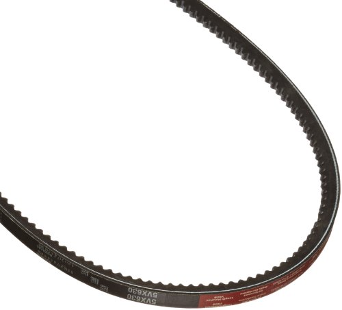 Gates 5VX630 Super Hc Molded Notch Belt, 5vx Section, 5/8" Width, 35/64" Height, 63" Belt Outside Circumference