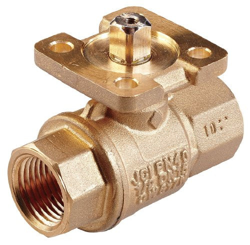Johnson Controls VG1245BN Stainless Steel NPT Threaded End Connection Two-Way Ball Valves, 11.7 Cv Port, 3/4" Size